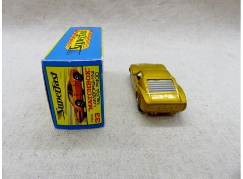 Matchbox Superfast MB33 Lamborghini Miura NM/Boite