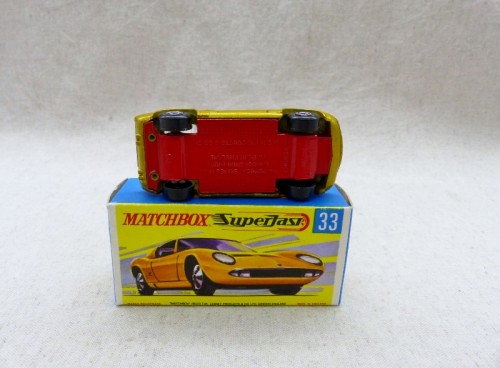 Matchbox Superfast MB33 Lamborghini Miura NM/Boite