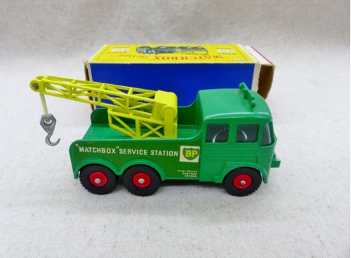 Matchbox King Size K-12 Lesney Dépanneuse BP Wreck Truck NM boite droit