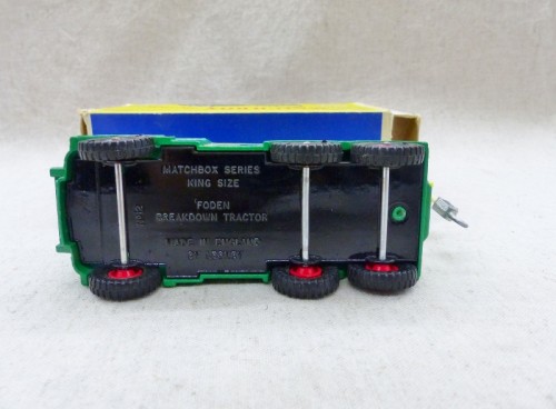 Matchbox King Size K-12 Lesney Dépanneuse BP Wreck Truck NM boite dessous