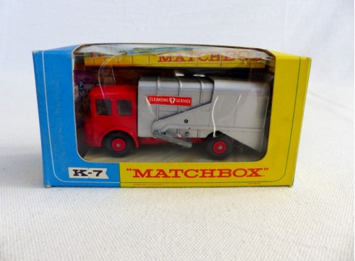 Matchbox King Size K-7 Camion poubelle Refuse Truck