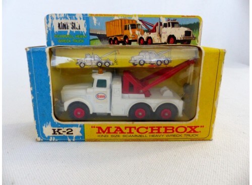 Matchbox King Size K-2 Dépanneuse Poids Lourds Scammell Heavy Wreck Truck