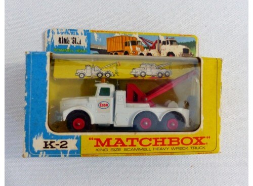 Matchbox King Size K-2 Dépanneuse Poids Lourds Scammell Heavy Wreck Truck