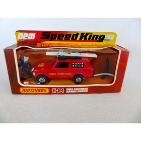 Matchbox King Size K-64 Voiture de Pompier Fire Control Range Rover