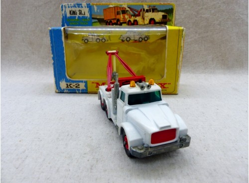 Matchbox King Size K-2 Dépanneuse Poids Lourds Scammell Heavy Wreck Truck