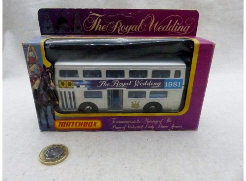 Matchbox King Size K-15 The Royal Wedding London bus 1981