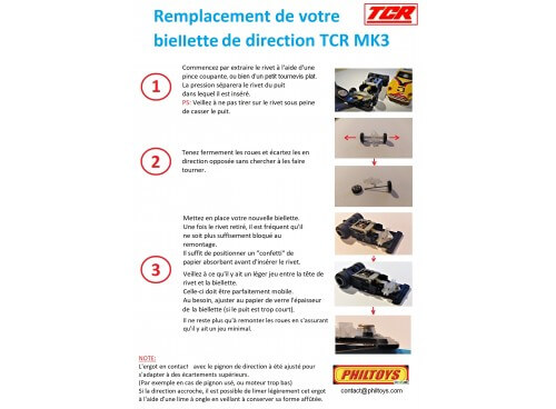TCR MK3 steering rod notice
