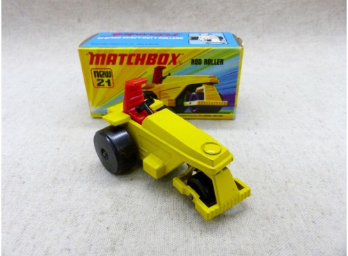 Matchbox Superfast MB 21 Rouleau Compresseur Rod Roller NM/Box