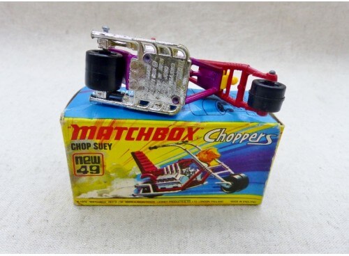 Matchbox Superfast MB 49  Chop Suey Choppers Near Mint Boite dessous