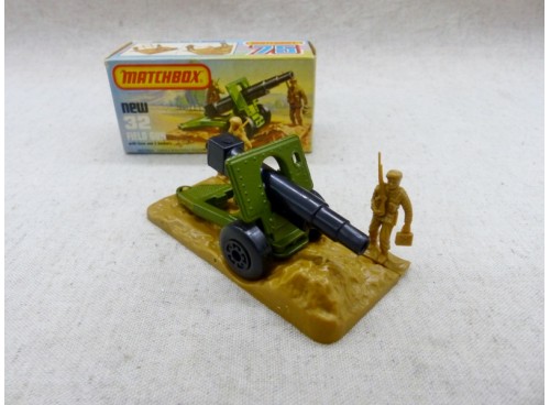 Matchbox Superfast MB 32 Field Gun / Canon de Campagne
