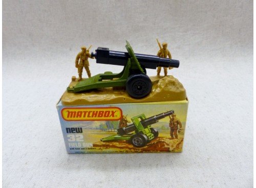 Matchbox Superfast MB32 Field Gun / Canon de Campagne