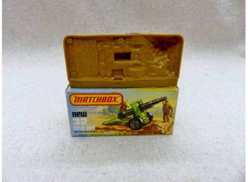 Matchbox Superfast MB32 Field Gun / Canon de Campagne