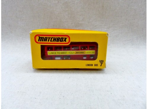 Matchbox Superfast MB 7 Edition Japon du Bus Londonien
