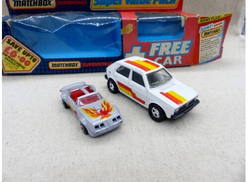 Matchbox SuperKings Super Value Pack K-86 Golf et MB 35 Trans Am