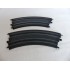 Tyco 6708 / 5844 Paire de rails courbes 12" et 1/8° de cercle
