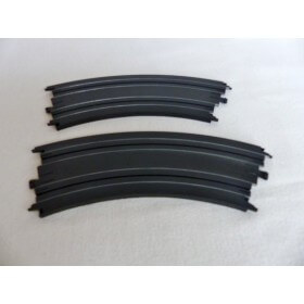 Tyco 6708 / 5844 Paire de rails courbes 12" et 1/8° de cercle