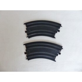 Tyco 5846 paire  de Rails Courbes 9" et 1/8° de Cercle
