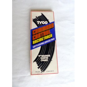 Tyco 6433 Command Control Paire rails courbes standard Neuves boite d'origine