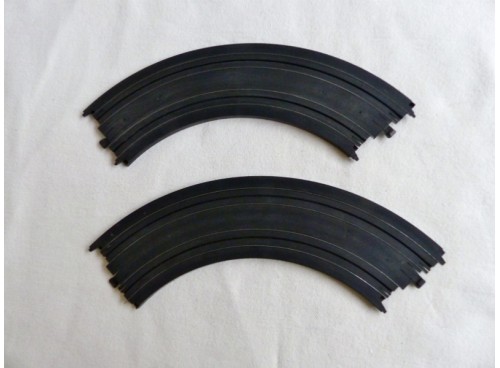 Tyco 6705 ou 5831 Paire de Rails Courbes STD 90°