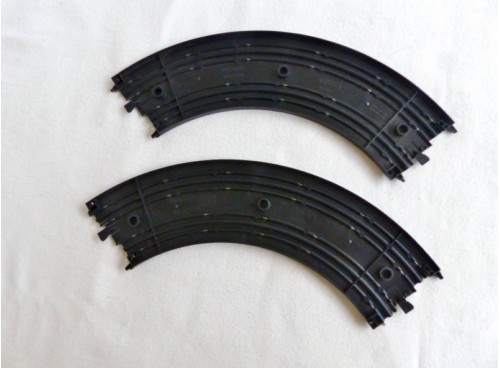 Tyco 6705 ou 5831 Paire de Rails Courbes STD 90°