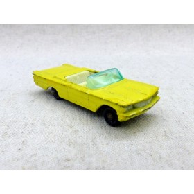 Matchbox Lesney Series N°39 Pontiac Cabriolet face avant, miniature en présentation vidéo youtube