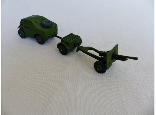 Dinky Toys 697 25 Pounder Field Gun Army Set Ensemble Militaire d'Artillerie