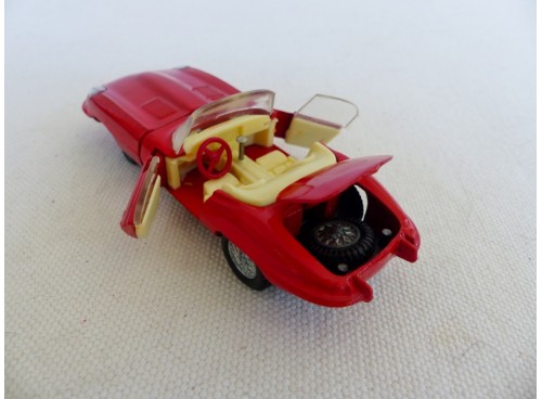 Joal Miniaturas 100 Jaguar Type E Roadster arriere ouvert