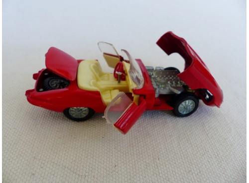 Joal Miniaturas 100 Jaguar Type E Roadster coté ouvert