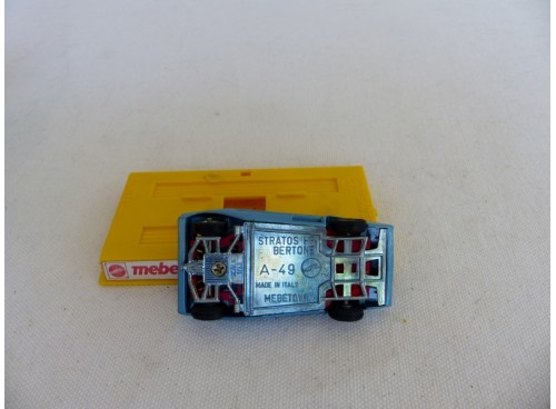 Mattel Mebetoys Gran Toros A-49 Stratos HF Bertone NM Boite dessous