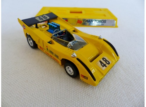 Mattel Mebetoys GranToros 6626 Mc Laren M80 Jaune NM Boite